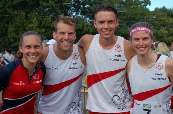 Norge på 4.plass i VM-sprintstafett